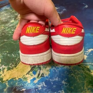Nike red dunks